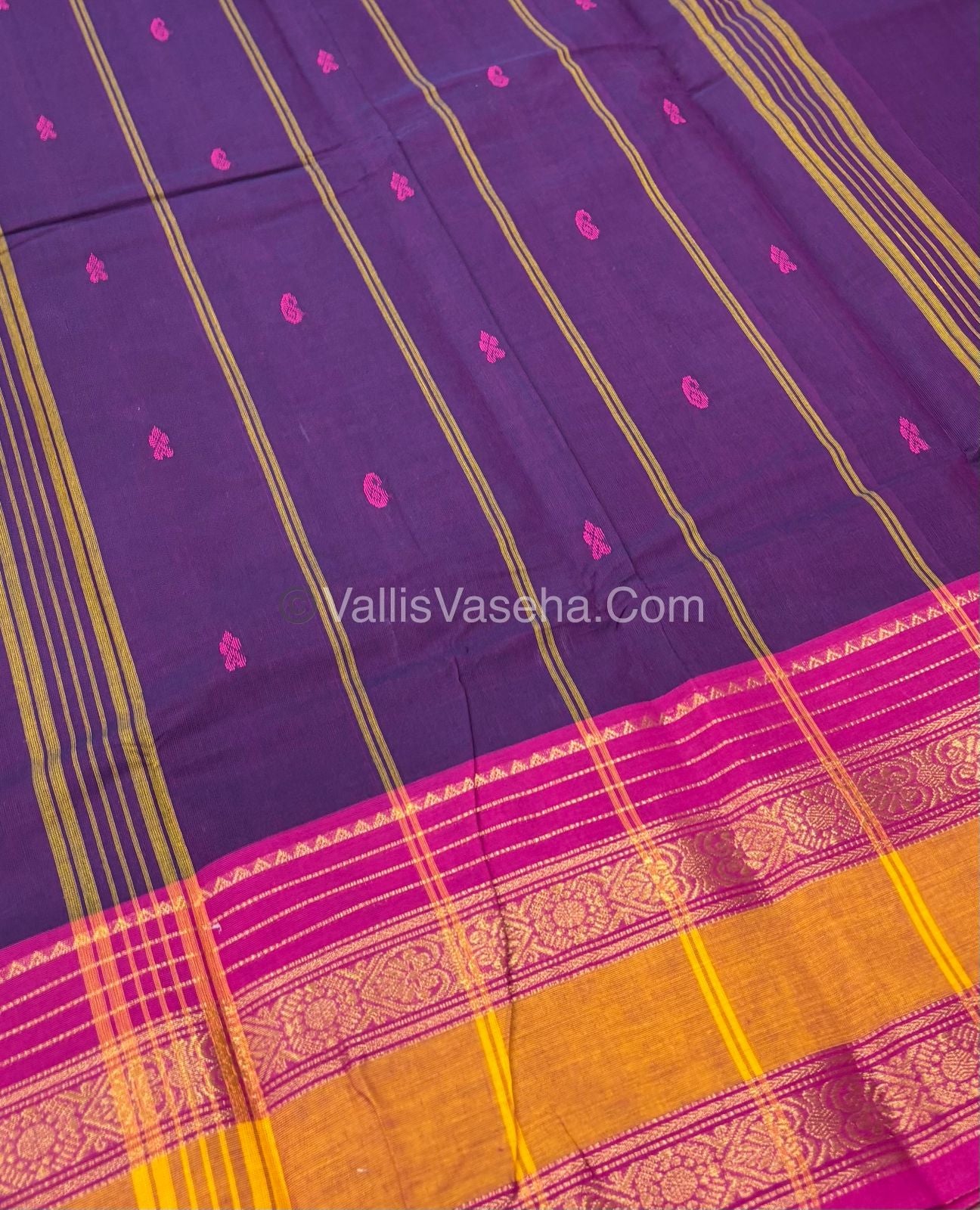 Kanchi Cotton Saree - VVKCS017