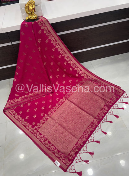 Banarasi - Heritage Silk - Semi Kathan Silk -   Pink Shade - VVBHS008