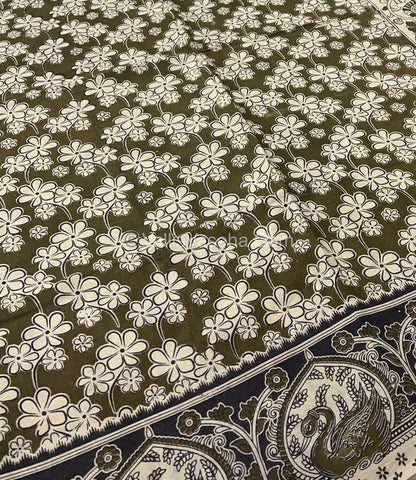 Pure Kalamkari Cotton Saree - VVPKC002