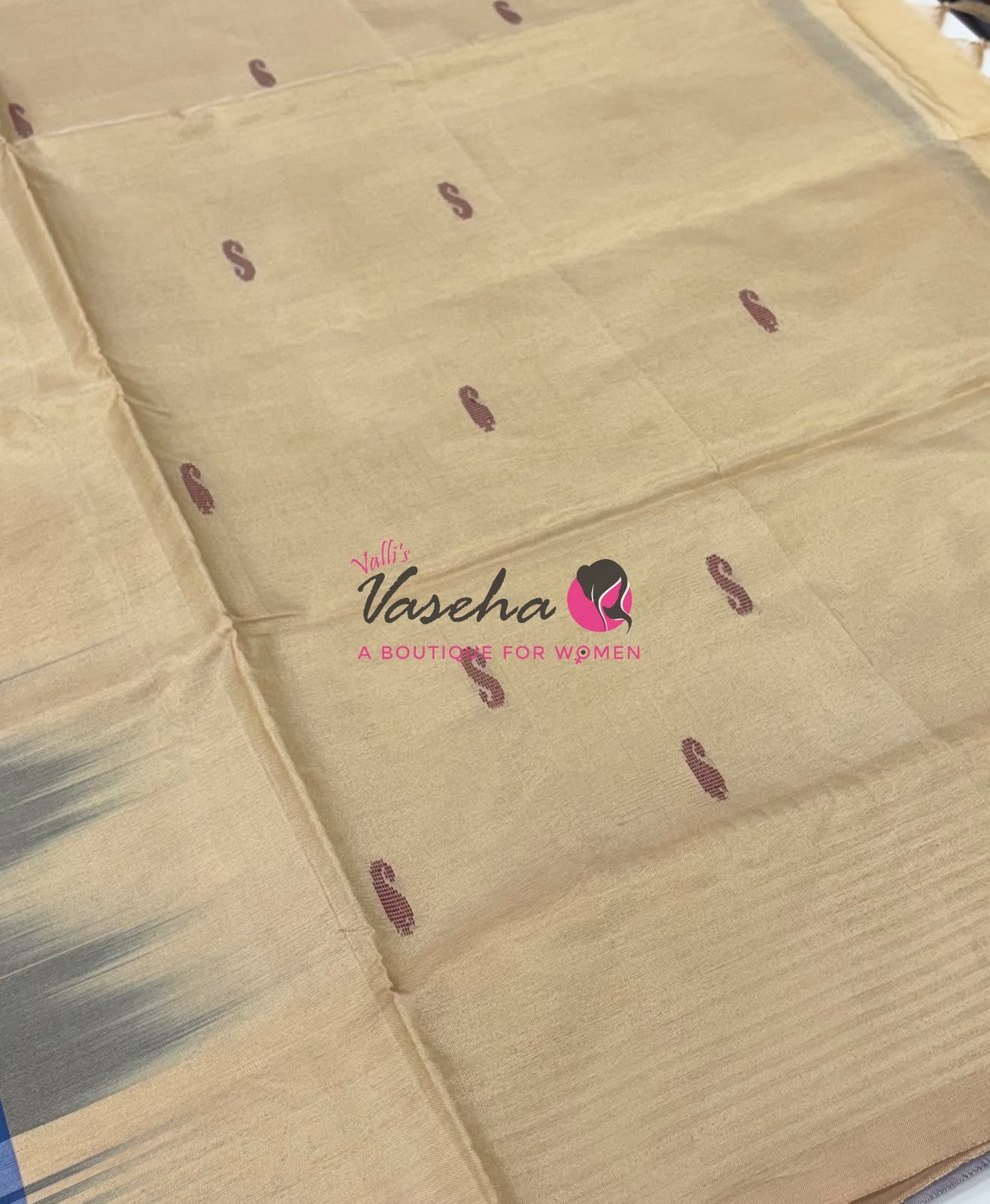 Vazhai Pattu Saree / Banana Pith - With Blouse - VVVPS002