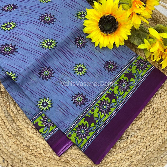 Pure Cotton Voile Saree | VVPVS001