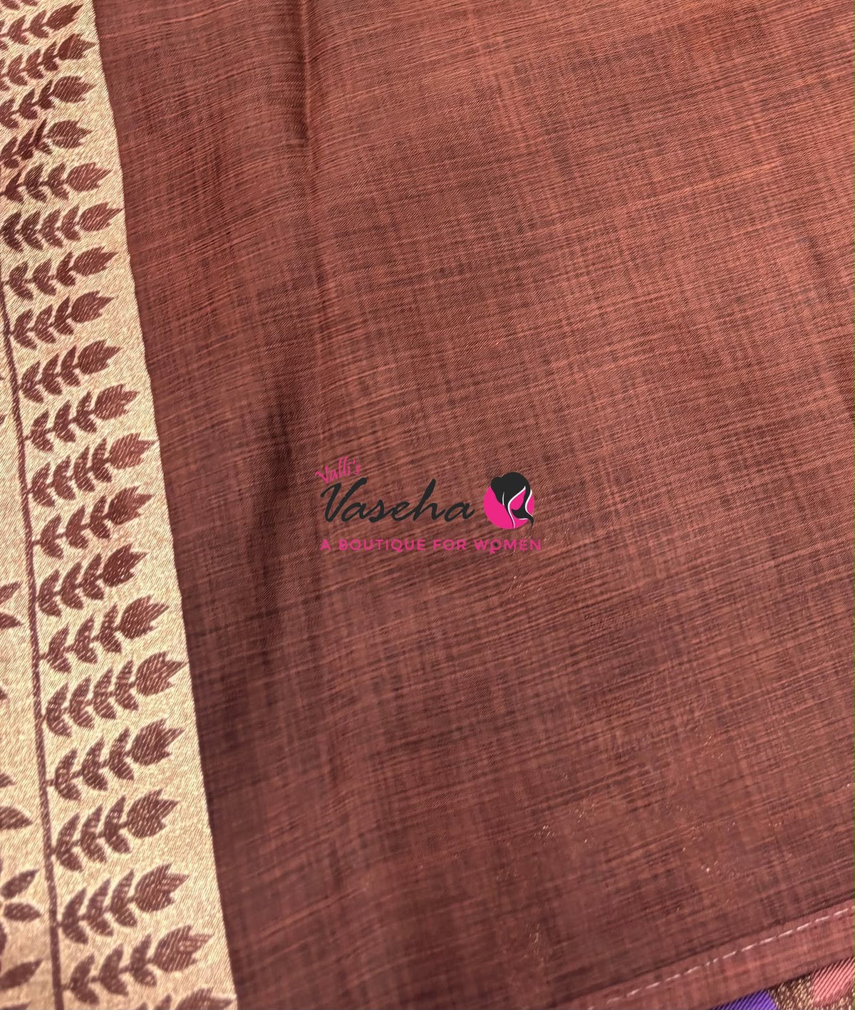 Banarasi - Heritage Meenakari Silk -   Brown Shade - VVBHS016