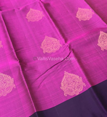 Half Mix - Pure Soft Silk Saree - VVPSS044