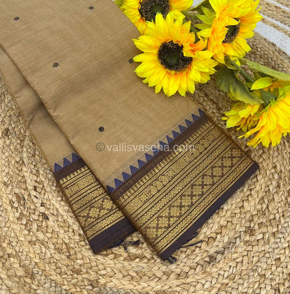Kanchi Cotton Saree - Butta Design VVKCS008