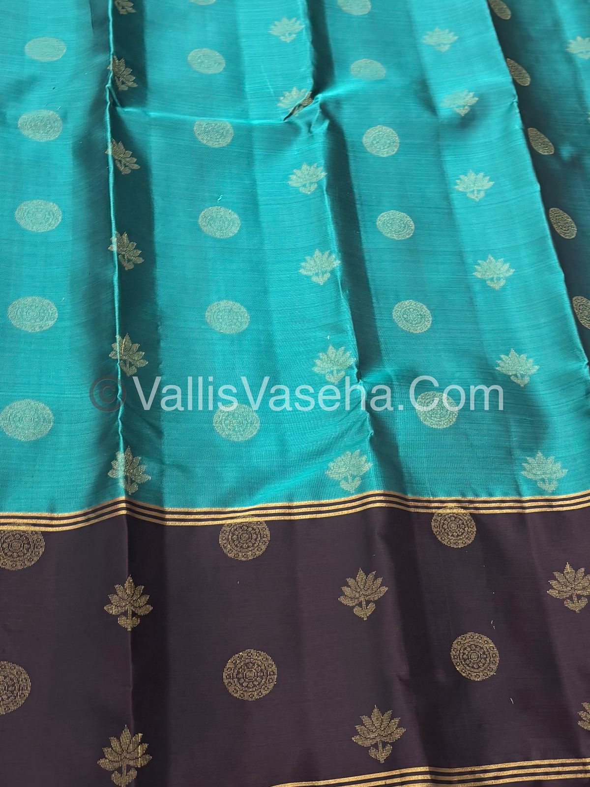 Half Mix - Pure Soft Silk Saree - Long Retta Petta Border with Butta - VVPSS075