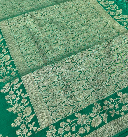 Banarasi - Heritage Silk - Semi Kathan Silk - Green Shade - VVBHS008