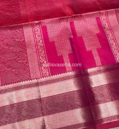 Pure Soft Silk Saree - Pink Shade - VVPSS063