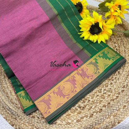 9 Yards |Semi Silk Cotton Saree | Vairavoosi  Design | VV9YSS001