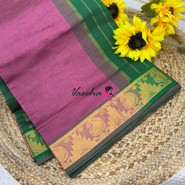 9 Yards |Semi Silk Cotton Saree | Vairavoosi  Design | VV9YSS001