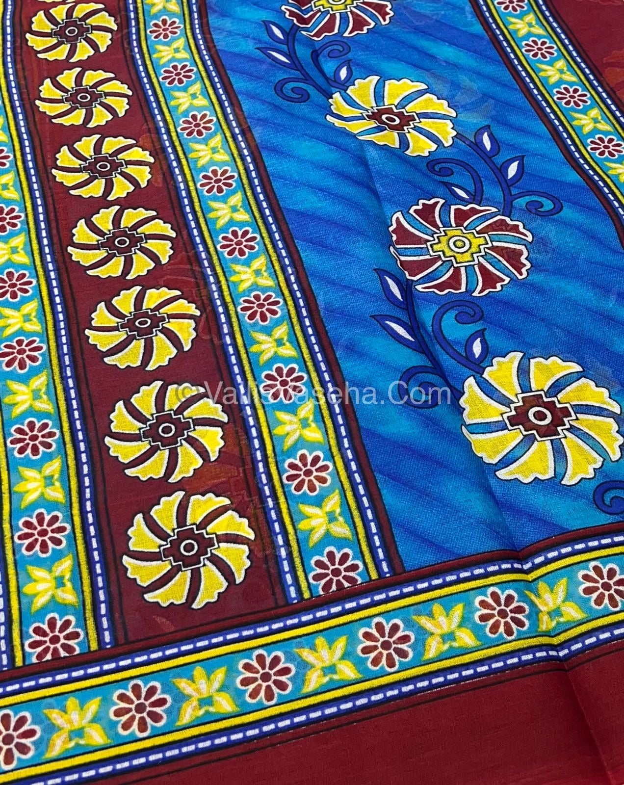 Pure Cotton Voile Saree | VVPVS001