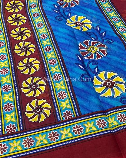 Pure Cotton Voile Saree | VVPVS001