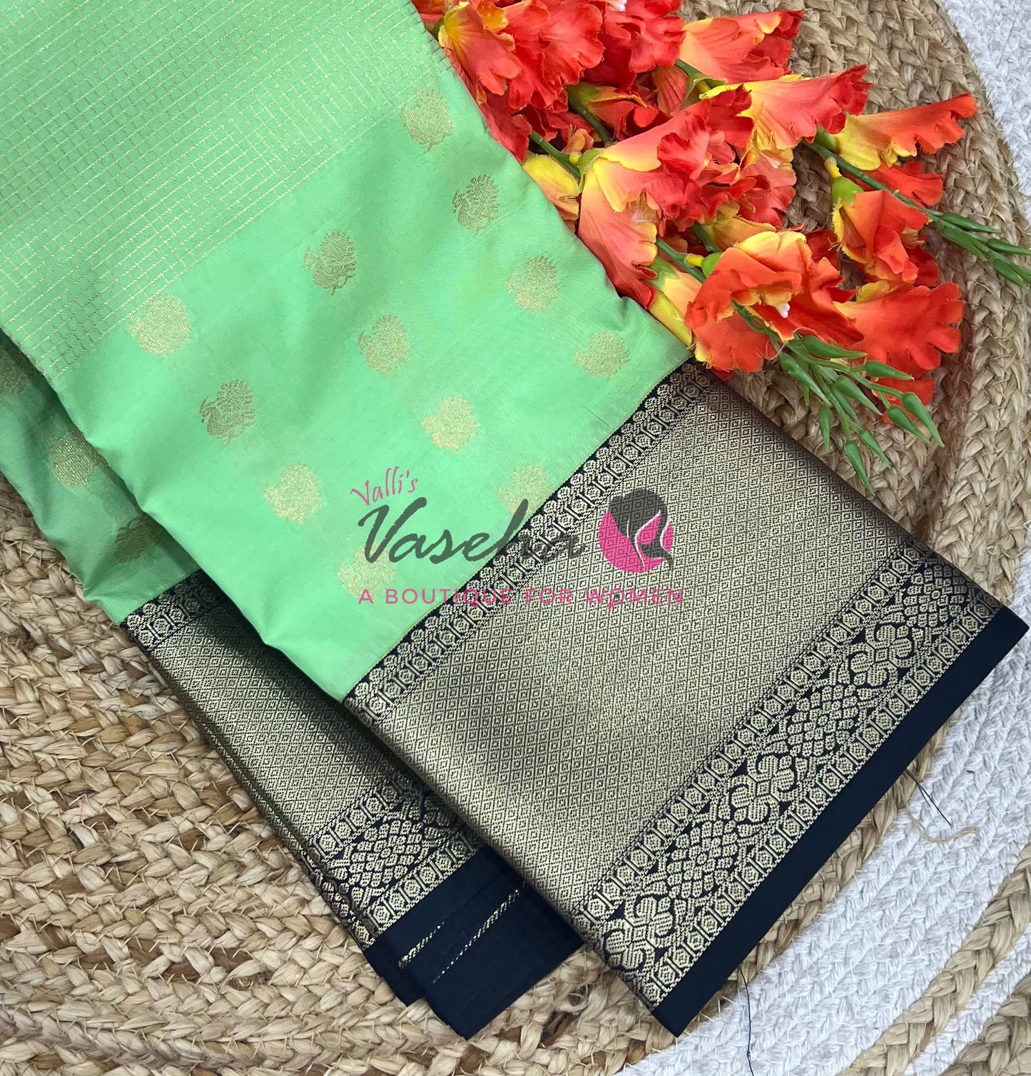 Semi Bridal Kanchi Silk  - Korvai - Premium- VVSKS008