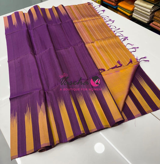 Pure Soft Silk Saree /Jute Duppion Silk - VVPJS001