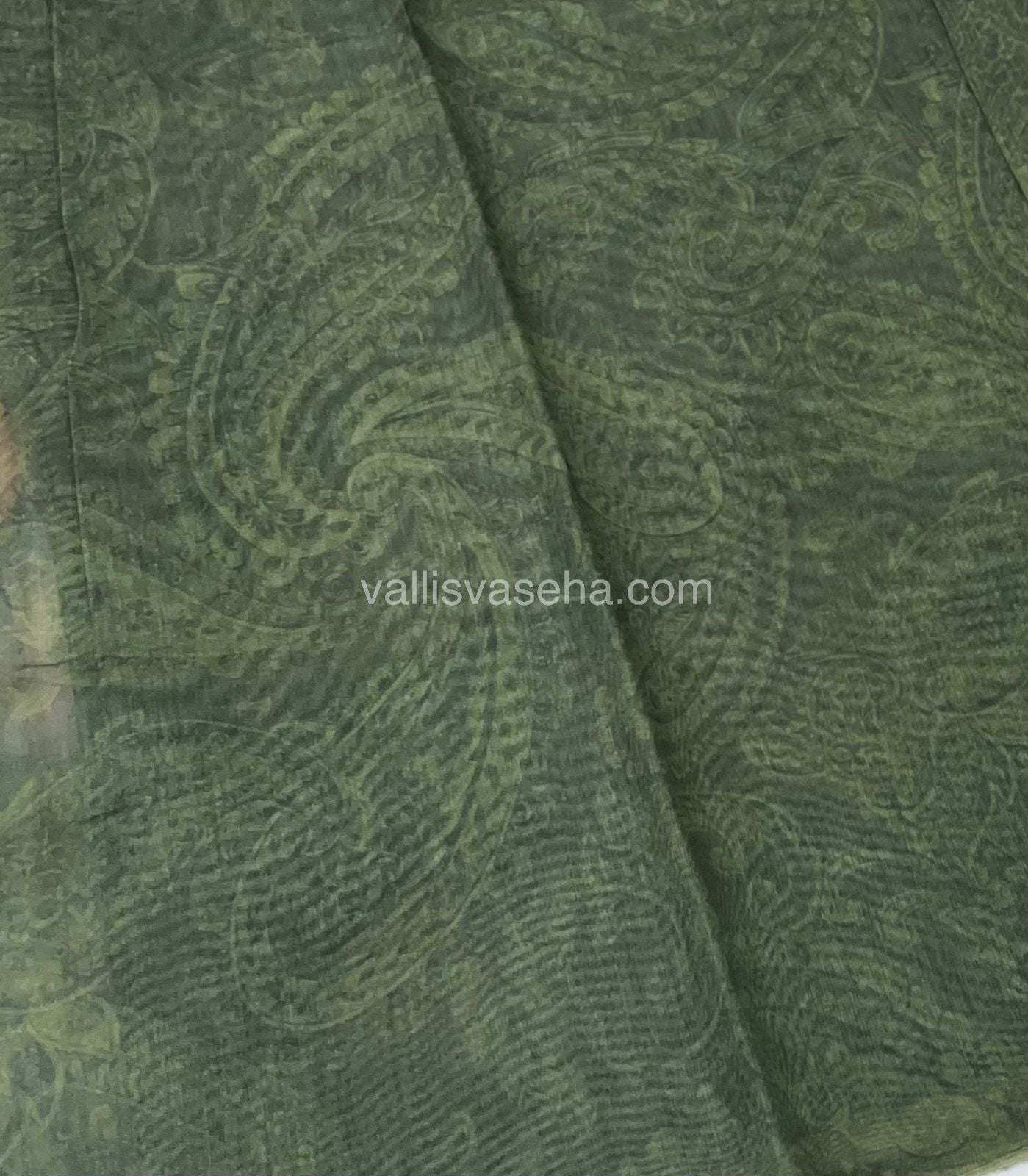 Semi Chanderi Saree - Digital Printed - VVSCD001