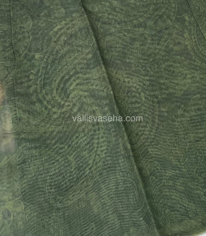 Semi Chanderi Saree - Digital Printed - VVSCD001