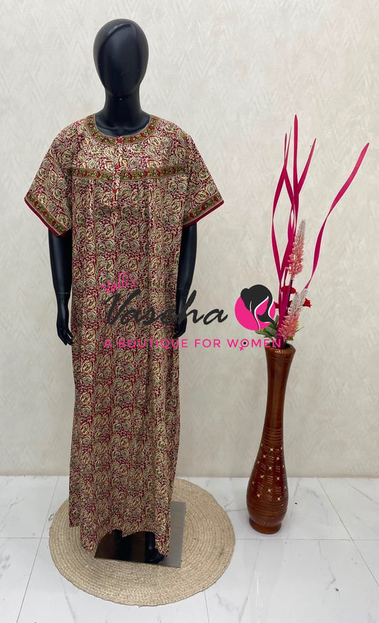 XXL Size - Nighties - Button Nighties - VVJN001