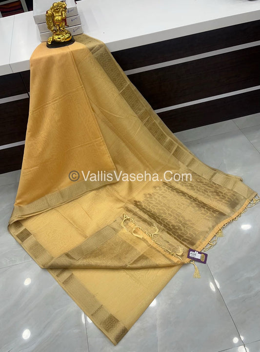Chanderi Mixed Cotton Saree  - VVCMC001