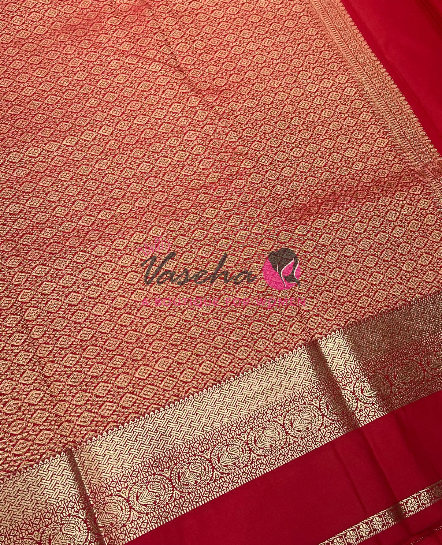 Semi Bridal Kanchi Silk  - Korvai - Premium- VVSKS008