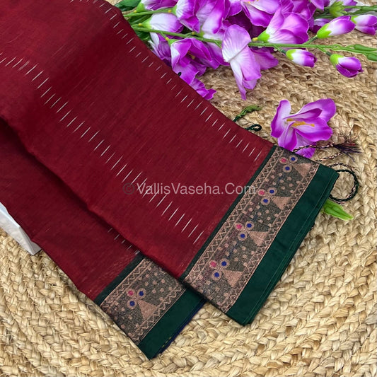 Dhaka Cotton Saree - VVDCS001