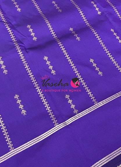 Semi Soft Silk  - Violetish  Purple Shade - VVSSS040