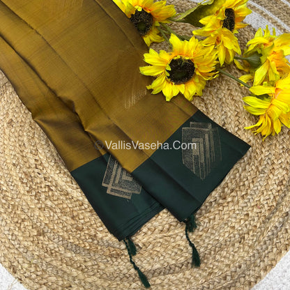 Half Mix - Pure Soft Silk Saree - VVPSS030