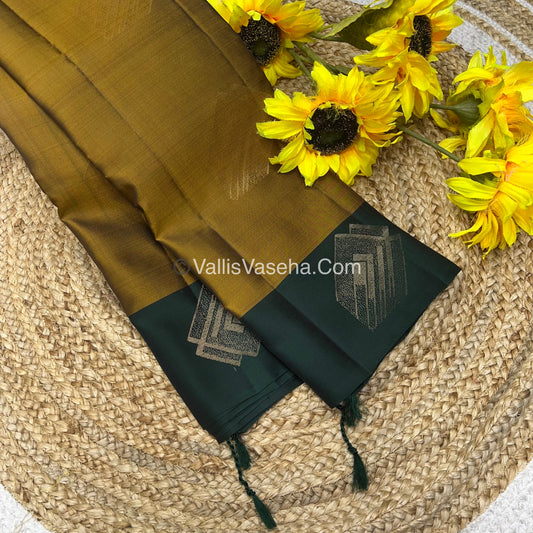 Half Mix - Pure Soft Silk Saree - VVPSS030
