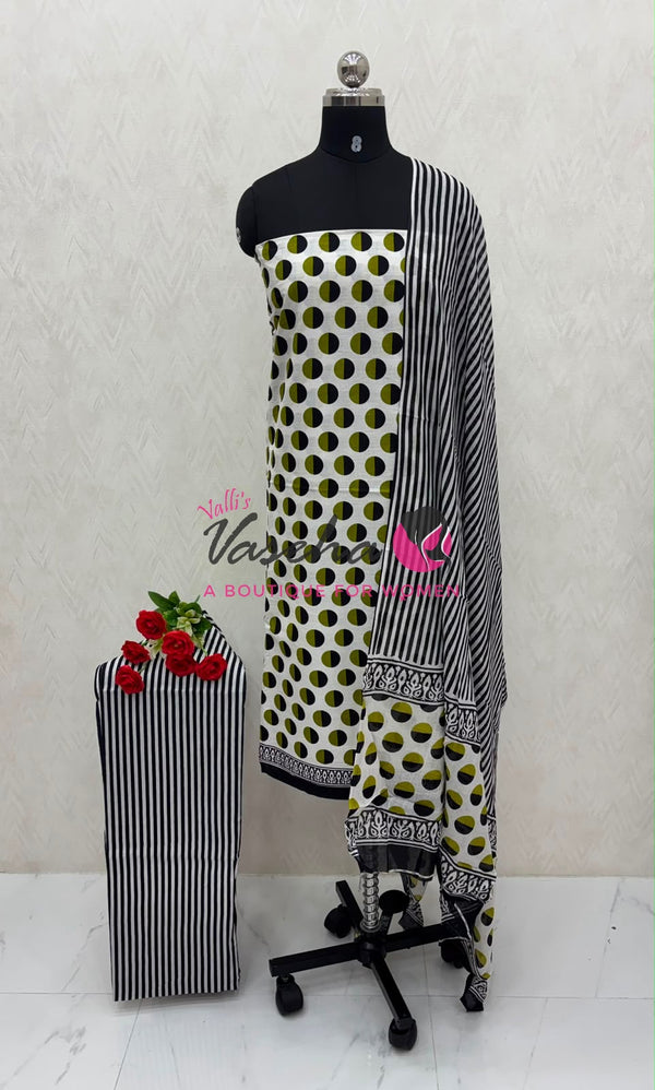 Pure Mul Mul Cotton | Unstitched Material | VVUSM065