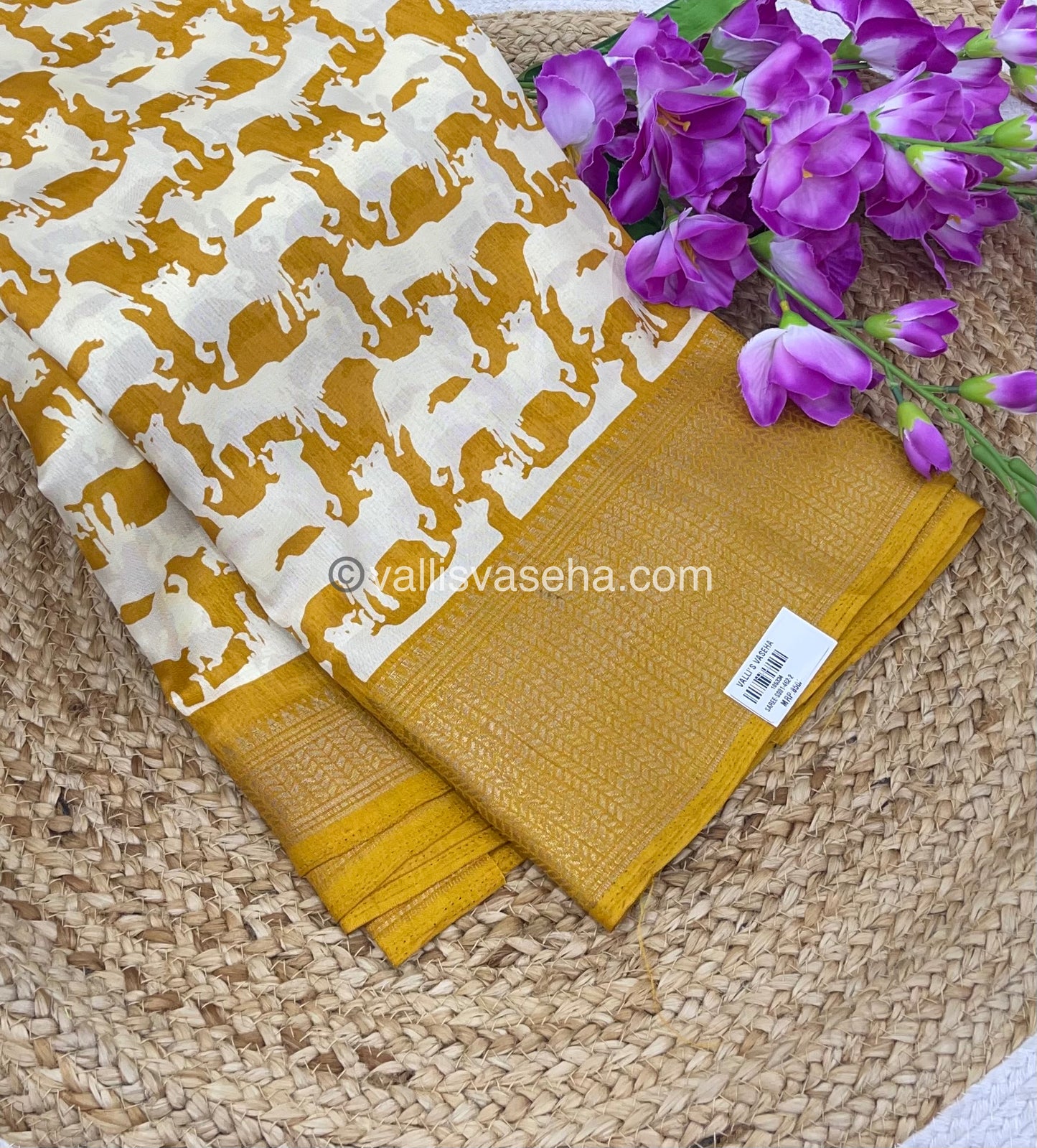 Semi Binny Silk | Pitchwai print | Happy sale | 30% less  - VVHS003