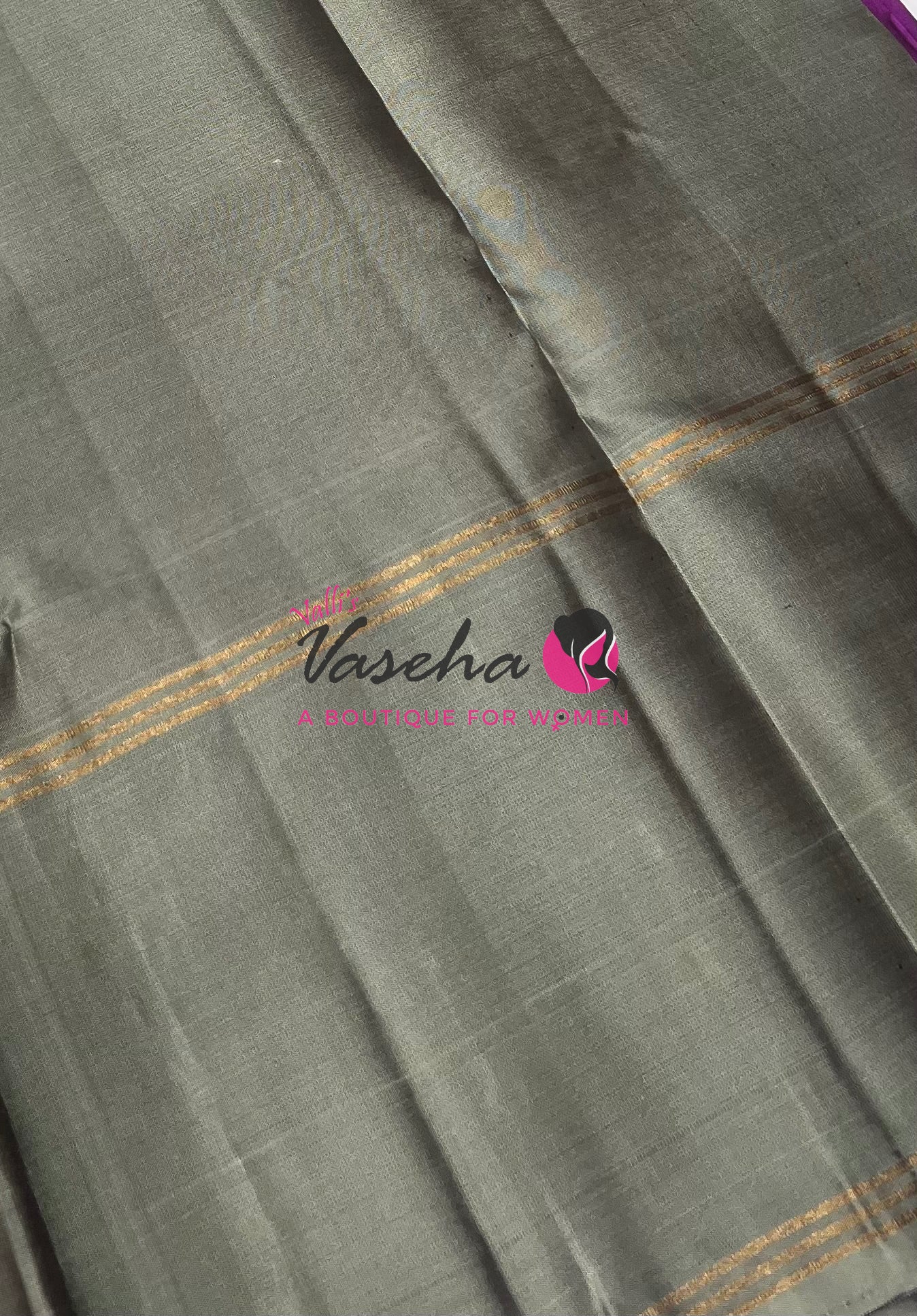 Half Mix - Pure Soft Silk Saree - Long Retta Petta Border with Butta - VVPSS084