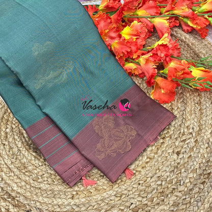 Half Mix - Pure Soft Silk Saree - VVPSS104