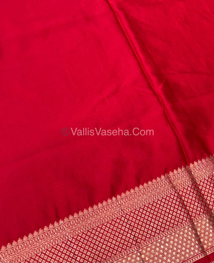 Premium Viscose Saree - Purple & Red Shade - VVPV001