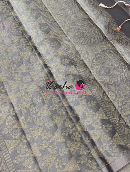 Half Mix - Pure Soft Silk Saree - VVPSS104