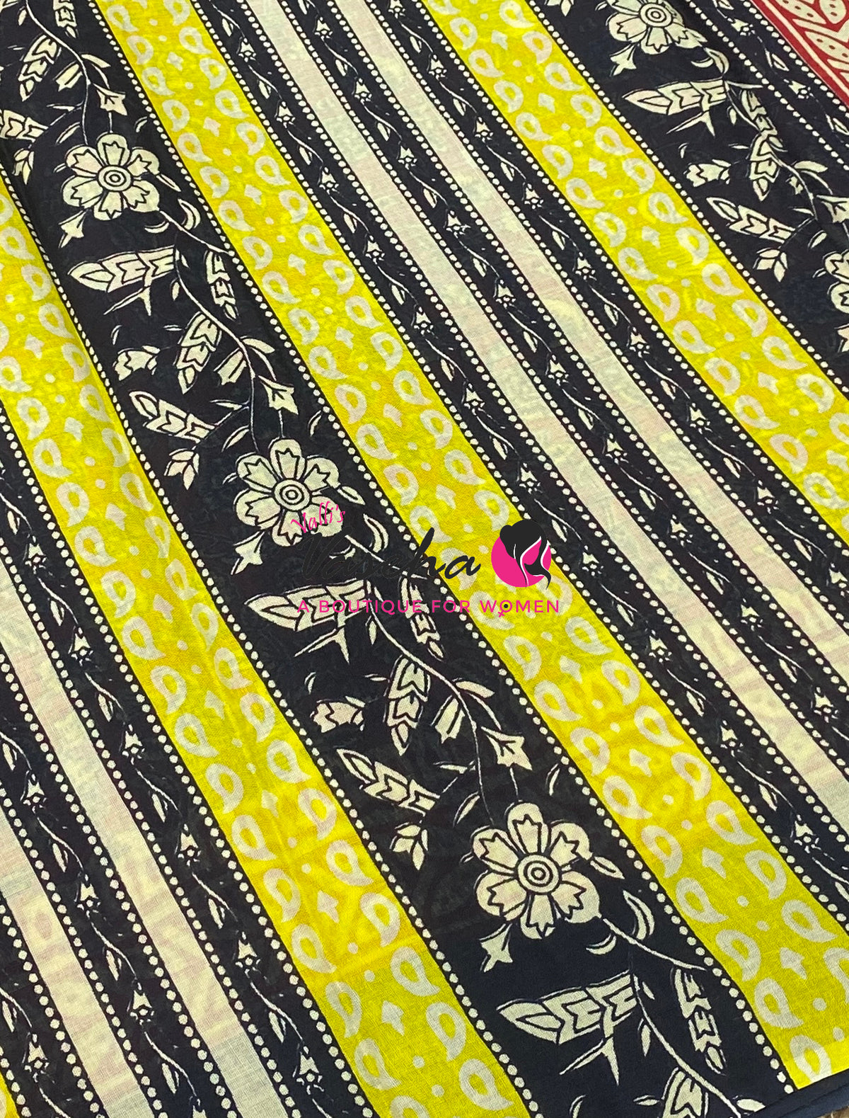 Pure Soft Mul Mul Cotton Sarees - Hand Block Prints - VVMMC011