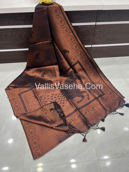 40% less - Offer Saree - Softy Silk   Saree - VVDS007