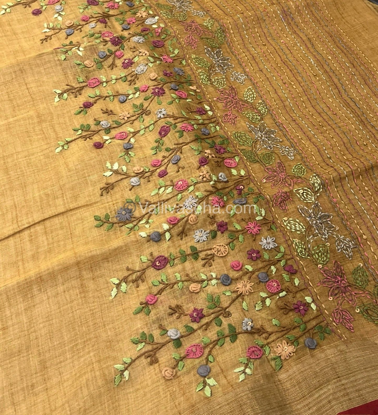 French Knot - Tissue Saree -  VVLFN001