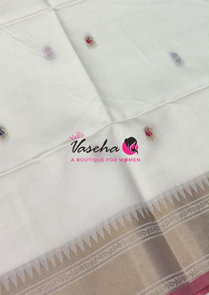 Semi Raw silk - Cream Shade - VVRS010