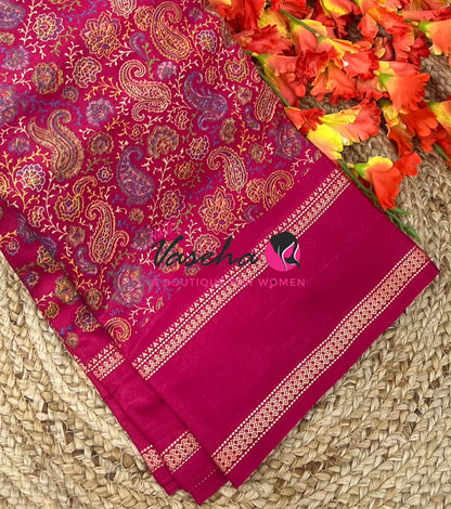 Casual Wear - Fancy Mixed Cotton - Pink Shade - VVFMC007
