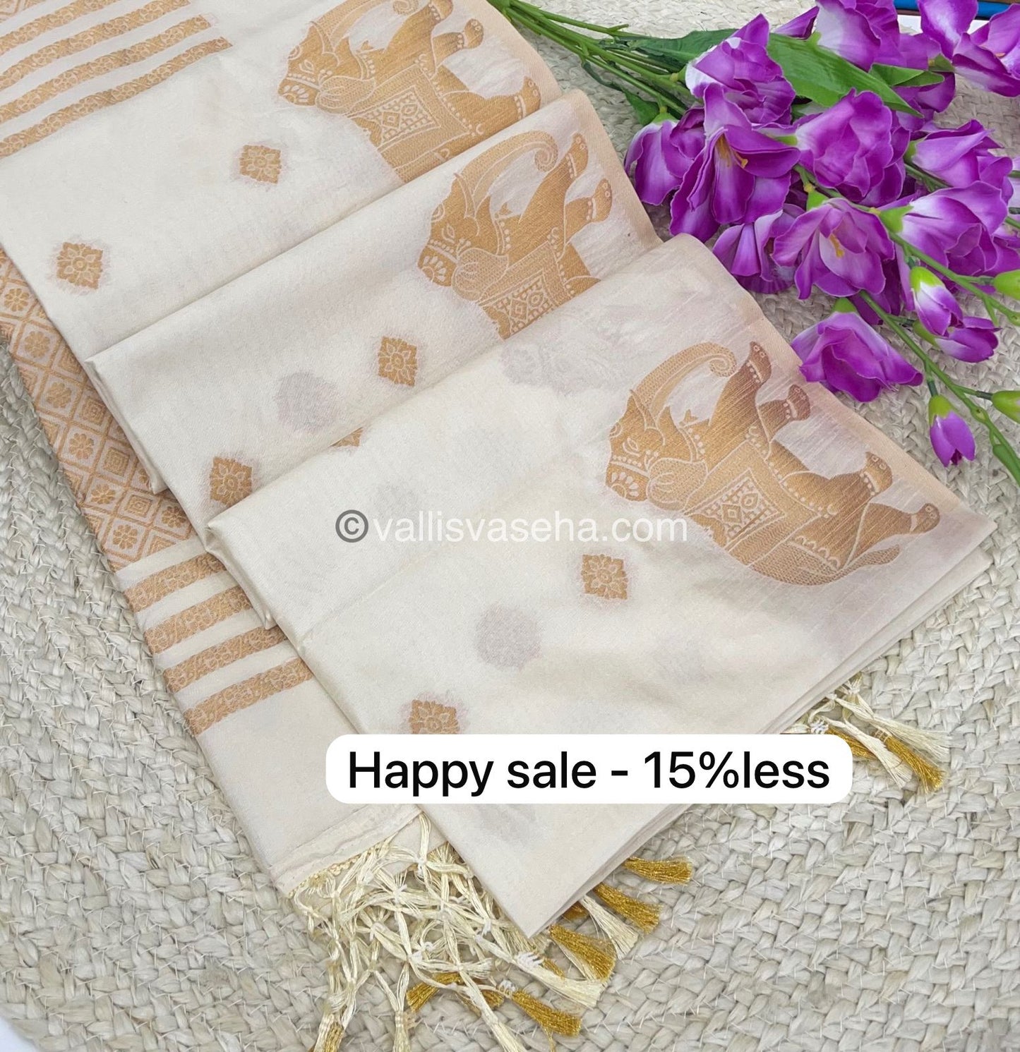 Mulberry Semi Silk - Cream Shade - VVMSS001