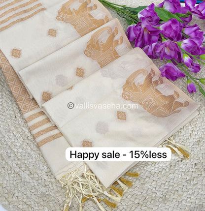 Mulberry Semi Silk - Cream Shade - VVMSS001