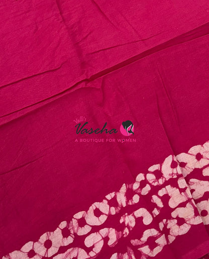 Pure Soft Mul Mul Cotton Sarees - Hand Block Prints - VVMMC009