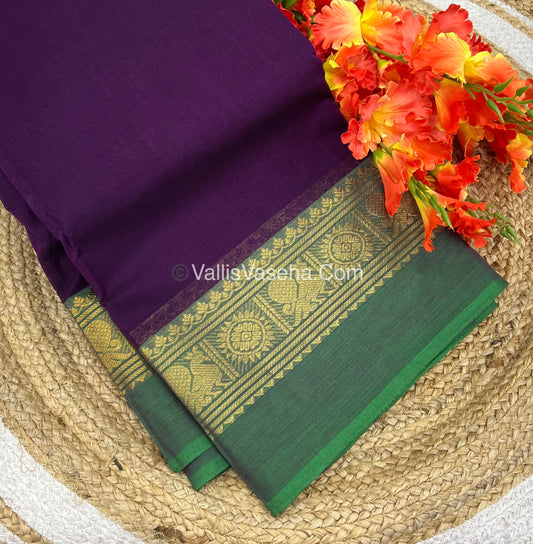 10 Yards - Kanchi Cotton Saree - VVKC901