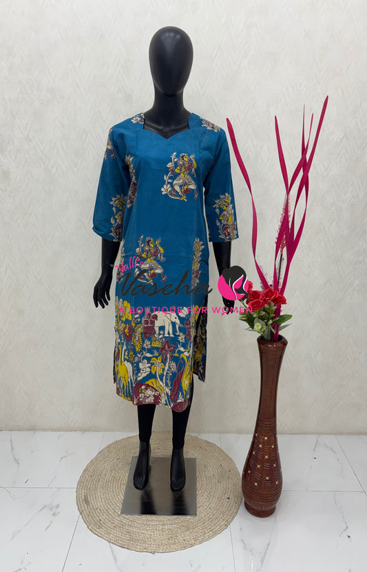 Ready Made - Kalamkari Kurti - VVRKK001