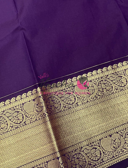 Semi Bridal Kanchi Silk  - Korvai - Premium- VVSKS008
