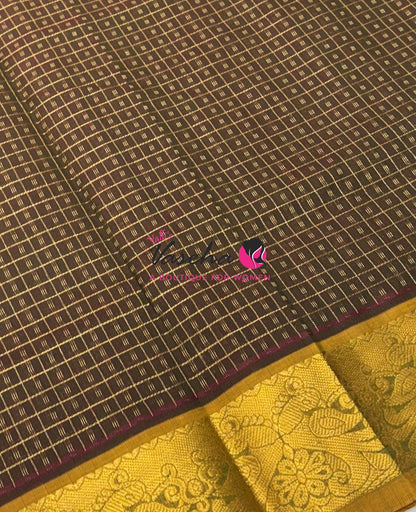 Semi Silk Cotton Saree | Lakshadeepam |VVSSC009