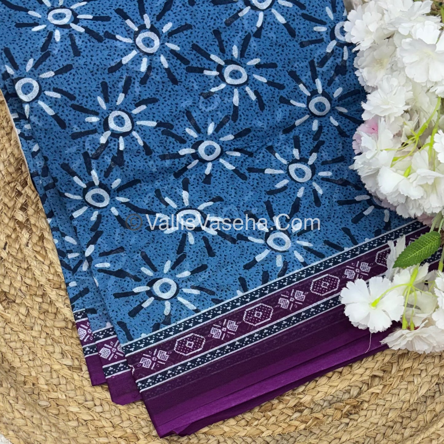 Pure Cotton Voile Saree | VVPVC003