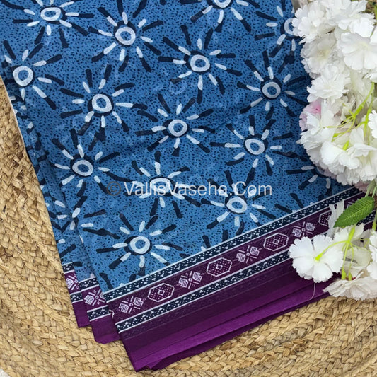 Pure Cotton Voile Saree | VVPVC003
