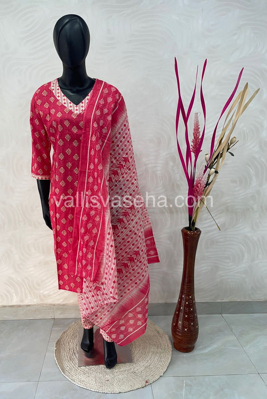 Ready Made - Salwar, Kameez & Duppatta(3pc) - Printed - VVRBS002