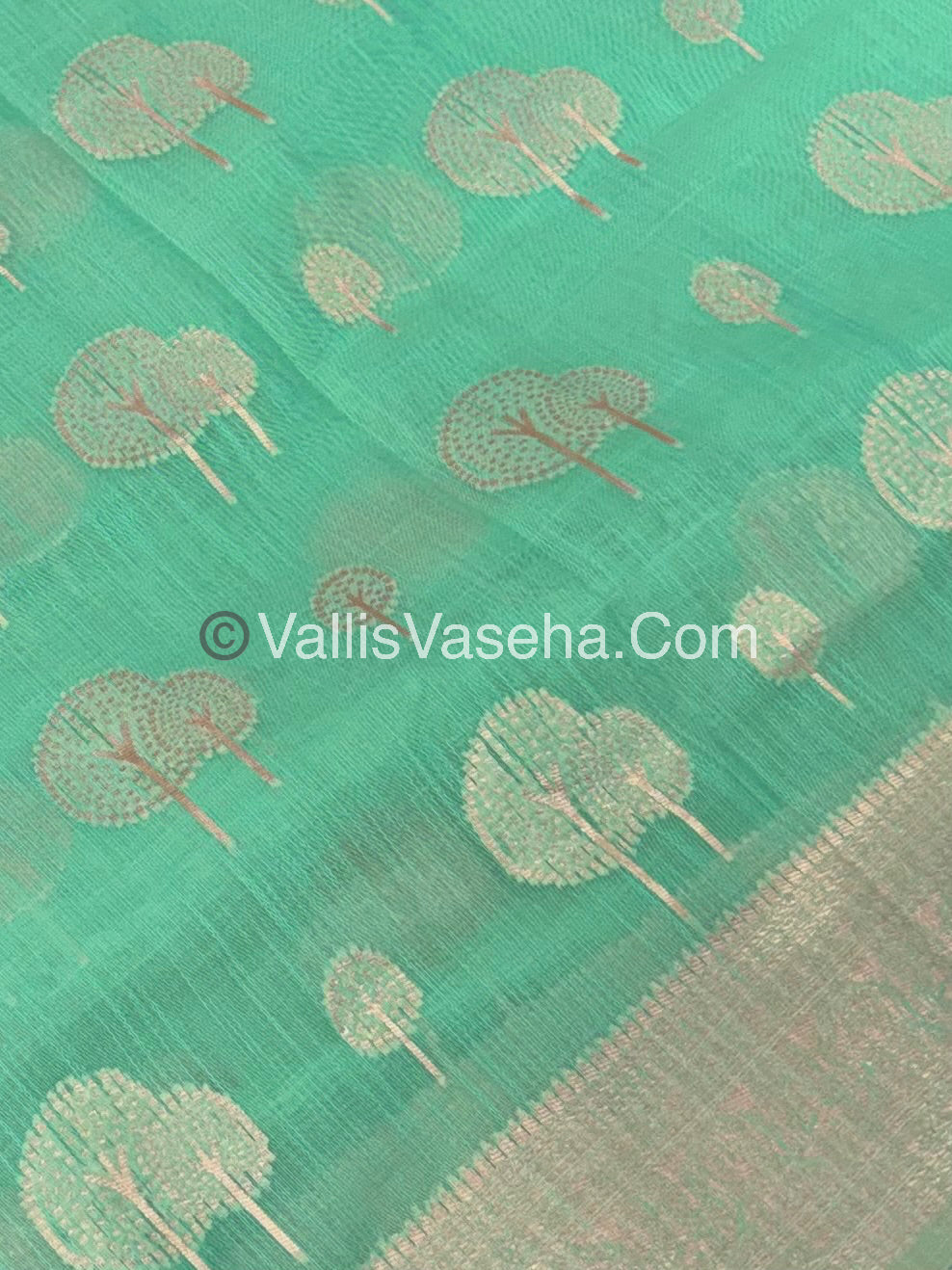 Fancy Saree - Mixed Variety - Aqua Green Shade - VVFBS001