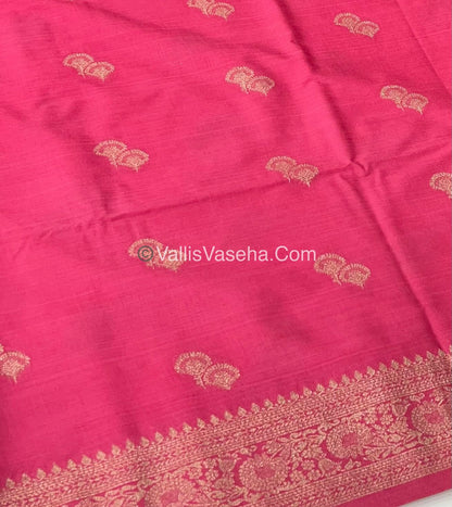 Banarasi - Heritage Silk - Semi Kathan Silk - Peach Shade- VVBHS004