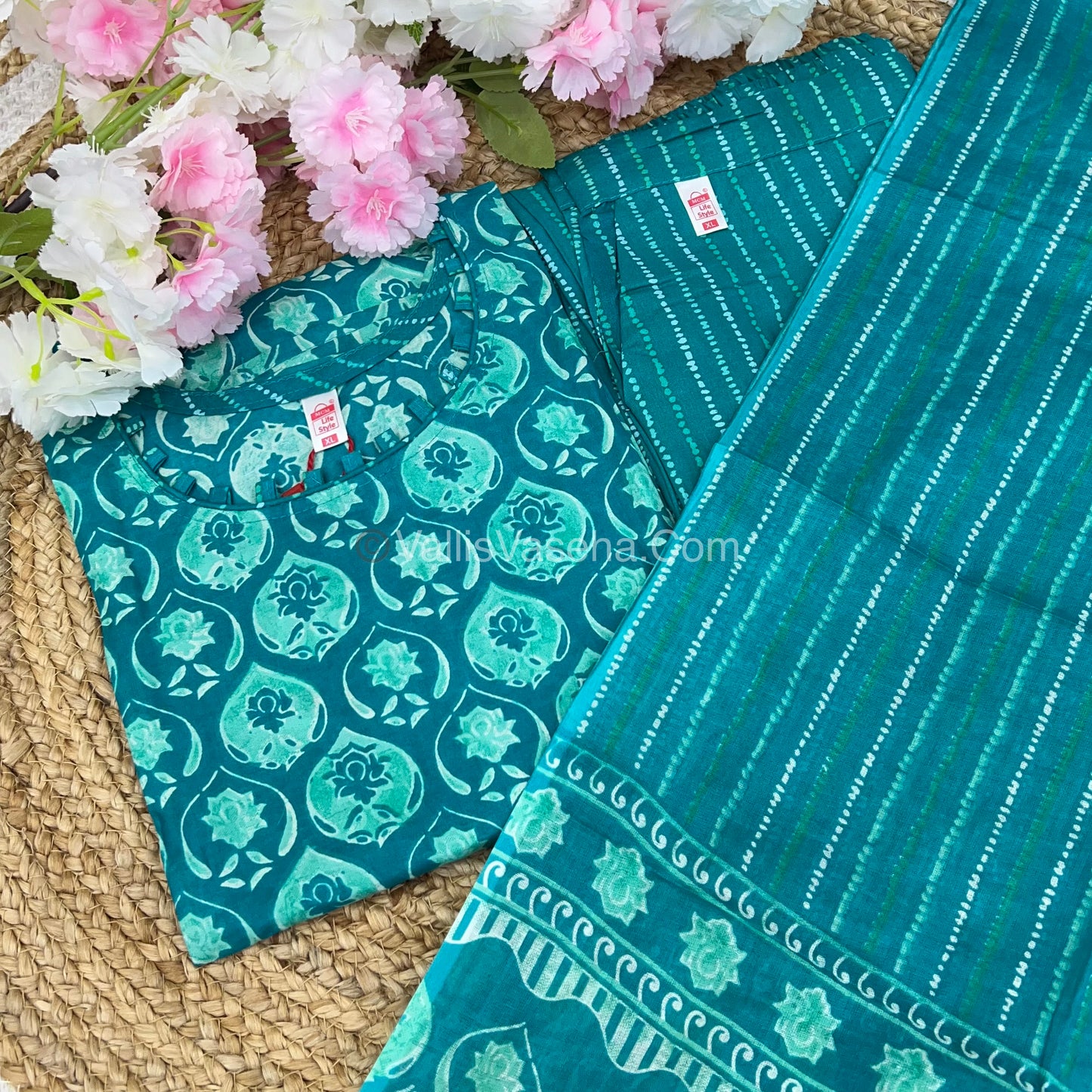 Ready Made - Salwar, Kameez & Duppatta(3pc) - Printed - VVRBS002